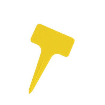 T-Type Plant Labels Flexible Plastic Garden Tags Nursey Seeding Marker Pen White - Blue