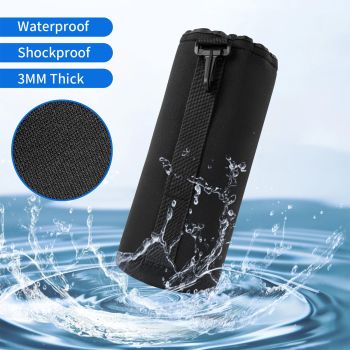 4pcs DSLR Camera Lens Pouch Protective Case Tube Bag Soft Cover for SLR Storage