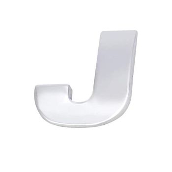 A-Z Alphabet Letters Car Sticker Self Adhesive Auto Badge Emblem 3D Chrome Good - P