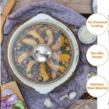 Universal Ring Pot Lid Handle Stainless Steel High Temp Resistant Kitchen - Steel