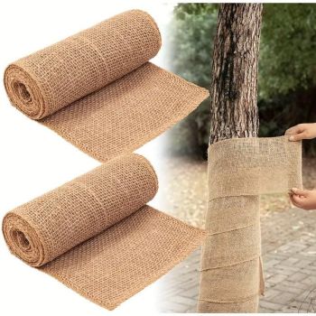 2pcs Burlap DIY Handmade Trunk Protection Bag for Storage Organizing and Crafts