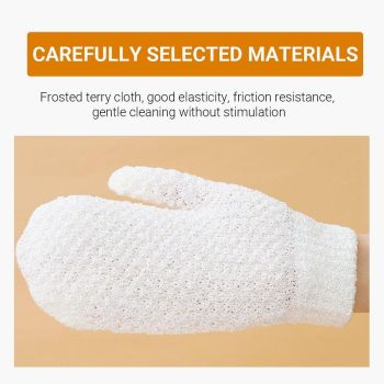 Bath Gloves Exfoliating Scrubbing Mitt Shower Cleaning Body Wash Supplies