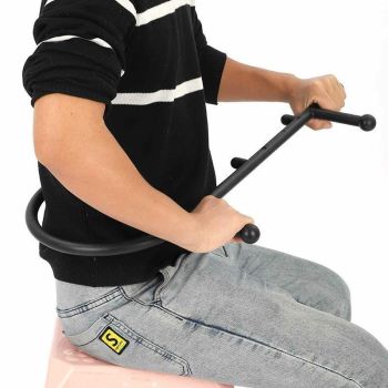 S Shaped Self Massage Tool with Trigger Point Handles for Back and Body Relaxation