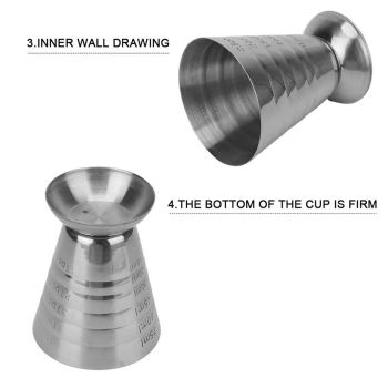 75ml Stainless Steel Bartending Measuring Cup Multifunctional Cocktail Jigger