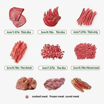 Meat Slicer Cutter Multifunctional Fresh Meat Cutting Tool for Household Kitchen
