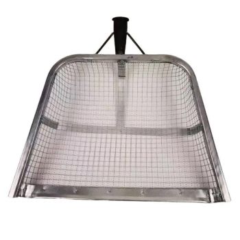 Stainless Steel Soil Sifter Drain Shovel Gardening Mesh Screen Filter Durable - 60MM