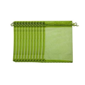50/100PCS Garden Fruit Protection Net Bags Insect Proof Drawstring Mesh Organza - 50Pcs 17x23cm