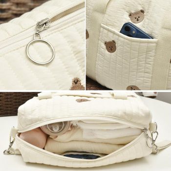 Backpack Nappy Diaper Bag with Stroller Straps Hanging Organiser for Travel and Daily Use