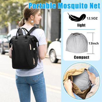 Portable Foldable Mosquito Net Pop-Up Travel Tent for Indoor Outdoor Use