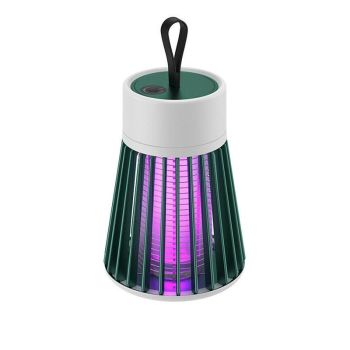 Electric Mosquito Killer Lamp Insect Catcher Fly Bug Zapper Trap Led Uv Mozzie - Green (Recharge)