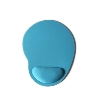 Comfort Mouse Pad with Built In Wrist Support Non Slip Ergonomic Mice Mat - Lake Blue