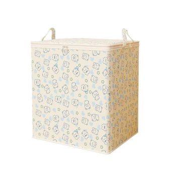 2pcs Large Capacity Clothes Quilt Storage Bags Foldable Zipper Moisture Proof - XL
