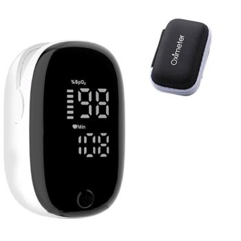Oximeter Professional Heart Rate Finger Saturation Monitor Pulse Blood Oxygen - Oximeter+Box