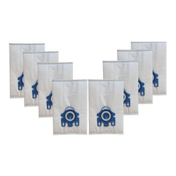 12x Vacuum Cleaner Bags for Miele 3D GN Complete C2 C3 S2 S5 S8 S5211 Models - Blue