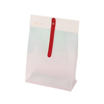 50pcs Transparent Snack Bags Biscuit Candy Bags Resealable Food Packaging - Pink
