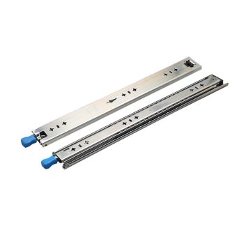 1 Pair Locking Drawer Slides Heavy Duty 120kg Runners Trailer 16 18 20 22 Inch - 16inch/400mm