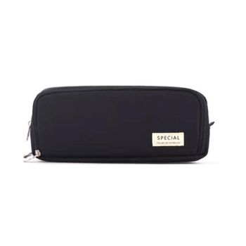 Zipper Pencil Case Large Capacity Storage Bag School Stationery Makeup Organizer - Dot