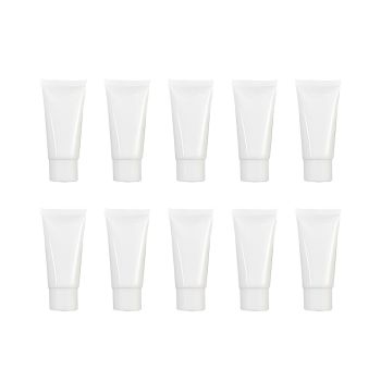 10x Soft Cosmetic Tubes for Face Wash Hand Cream Lotion Packaging Containers - 40ml
