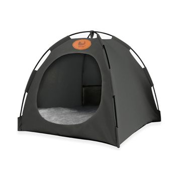 Folding Camping Pet Tent for Cats Puppy Bed Indoor Cat Nest Dog Cave Style House - Beige