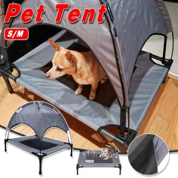 Portable Pet Travel Tent Foldable Dog Cat Camping Shelter Outdoor Summer Nest - S