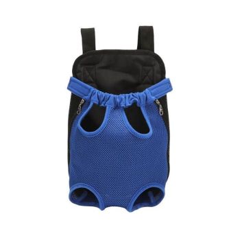 M Size Pet Carrier Dog Cat Puppy Front Back Backpack Shoulder Carry Sling Pouch Bag - Black