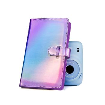For Fujifilm Instax Mini 8 9 11 Photo Album 96 Pockets 3 Inch Card Organizer - Pink
