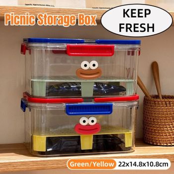 Outdoor Portable Insulated Cooler Box for Picnic Camping Beverage Food Storage - Green