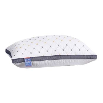 1/2PCS Hotel Style Polyester Fibre Pillow Washable High Rebound Support - 800g-2pcs