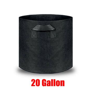 10 Pack Breathable Fabric Plant Grow Pots 2 to 20 Gallon Sizes - 10 Gallon-10PCS