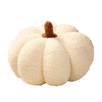 Soft Plush Pumpkin Pillow Cushion Sofa Living Room Bay Window Decor Indoor Toy - Brown