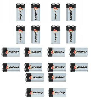 Energizer 9V Max Alkaline Battery Genuine Sealed In Card 6Lr61 Made In Malaysia - 1 PC