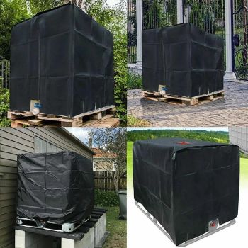 1000L IBC Water Tank Cover UV Resistant Oxford Hood for Outdoor Use