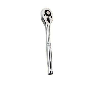 Quick Release Ratchet Handle 1/4 inch 3/8 inch 1/2 inch Drive Reversible Socket Wrench - 12x150x27mm