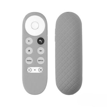 Silicone Case Protective Cover Shell For Google Chromecast Tv 2020 Voice Remote - Pink
