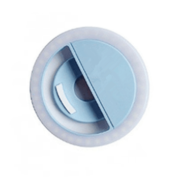 3 Modes Selfie Led Ring Fill Light Camera Rechargeable For Iphone Android Phone - White