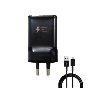 Fast Wall Charger Adapter - Samsung Galaxy S8 S9 S10/ Note 8 9 10 - White Plug (NO CABLE)