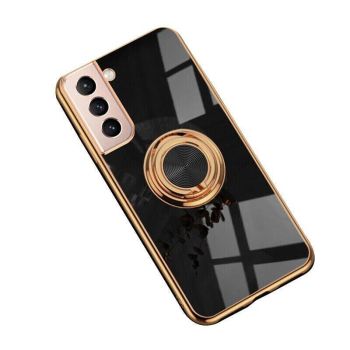 Black Shockproof Ring Holder Case Cover for Samsung S22 Ultra Plus Note 20 - Samsung Galaxy S22Ultra