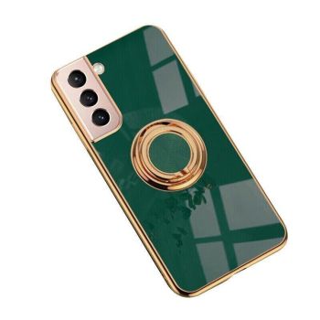 Dark Green Shockproof Ring Holder Case Cover for Samsung S22 Ultra S22 Plus Note 20 - Samsung Galaxy A33