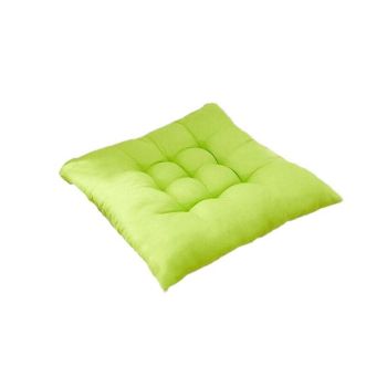 Soft Chair Cushion Pad for Indoor Outdoor Seating Square Seat Cover 35x35cm - Coffee
