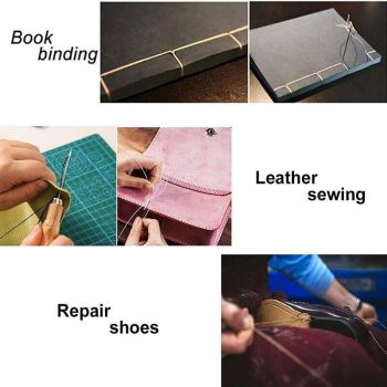 29 Pack Upholstery Repair Kit Leather Craft Tool Kit Leather Hand Sewing Needle