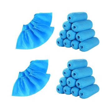 Disposable Non-woven Shoe Covers Anti Slip Boot Cleaning Overshoes 25-100 Pairs - 50 Pairs