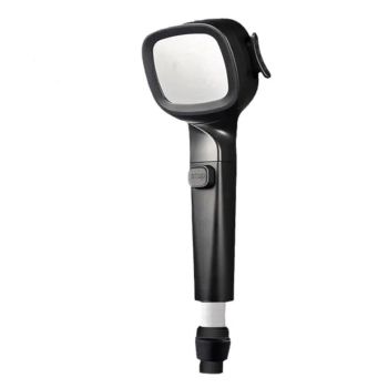 High Pressure Handheld Shower Head with Filter for Bathroom Water Saving Spray - Black