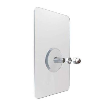 10X Punch-Free Adhesive Wall Hanging Hooks - 8mm