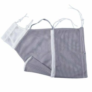 Cat Supplies Washing Bags for Pet Bathing Nail Trimm Mesh Cat Grooming Bath Bag - Grey
