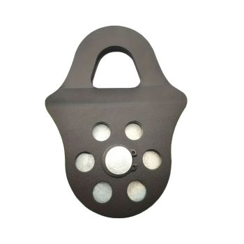 Off Road Recovery Winch Pulley Snatch Block Tackle Tow Hook Accessory Heavy Duty - Red