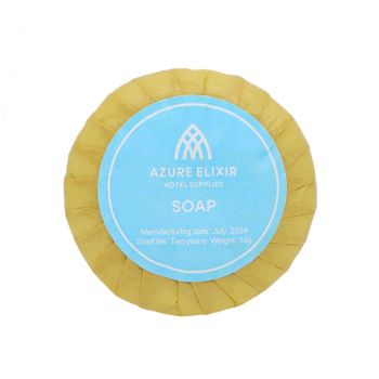 50pcs Hotel Soap Bars for Guesthouse Bathroom Travel Toiletries Set Hotel Use - Round