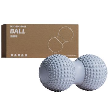 Peanut Massage Ball Foot and Muscle Relaxation Yoga Fitness Massage Tool - Pink