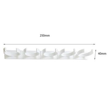 2Pcs Kitchen Spice Gripper Strip Jar Rack Organiser Storage Holder Wall