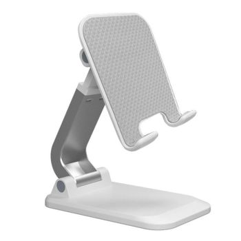 Adjustable Foldable Tablet Stand Desktop Holder Mount Mobile Phone iPad iPhone - Black