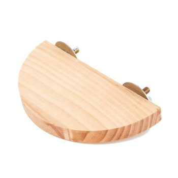 Hamster Parrot Play Stand Jump Platform Squirrel Cage Accessories Gear Pet Toy - A2111 (15*7.5*1.5cm)